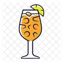 Sangria Footed Glass Icon