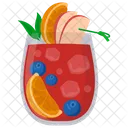 Sangria Ponche Con Alcohol Ponche Icono