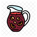 Sangria Pitcher Spanish Icon