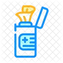 Hygiene Tucher Paket Symbol