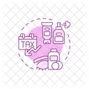 Pink Tax Sanitary Product Tax Reduce Icon