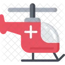 Sanitaterhubschrauber Transport Gesundheitswesen Symbol