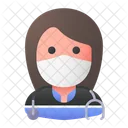 Sanitater Avatar Frau Symbol