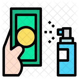 Sanitize Money  Icon