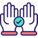 Sanitized Hands  Icon
