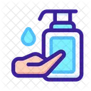 Sanitizer Hygiene Protection Icon