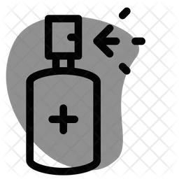 Sanitizer Bottle  Icon