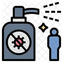 Disinfection Clean Spray Icon
