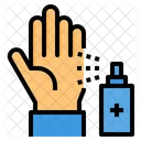 Hand Cleaning Spray Alcohol Icon