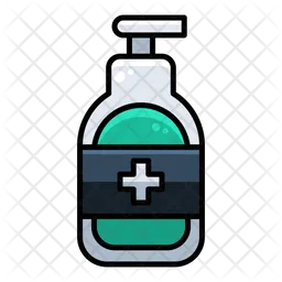 Sanitizing Bottle  Icon