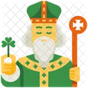 Saint Patrick Feier Klee Symbol