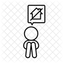 Sans-abri  Icône