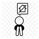 Sans-abri  Icône