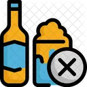 Pas d'alcool  Icône