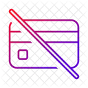 Pas De Carte Carte De Debit Carte De Credit Icône
