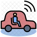 Sans Conducteur Voiture Technologie Icône