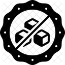 Sans Sucre Sans Sucre Sucre Sans Sucre Interdire Sans Calories Faible En Glucides Zero Sucre Non Sucre Non Calorique Icône