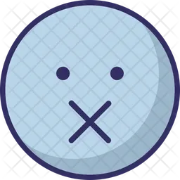 Voix moins Emoji Icône