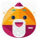Santa Emoji Face Icon