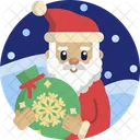 Christmas Santa Gift Icon