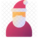 Santa Christmas Decoration Icon