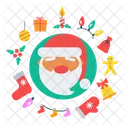 Santa Claus Icon Icon