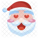 Santa Amor Amor Navidad Icono