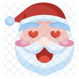 Amor de santa Emoji Icono