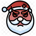Santa Angry Angry Santa Icon