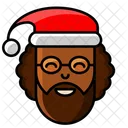 Christmas Avatars Beard Curly Icon