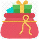 Santa Bag Christmas Gift Icon
