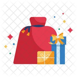 Santa Bag  Icon