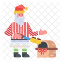 Santa Baking  Icon