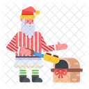 Santa Baking  Symbol