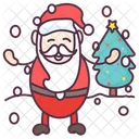 Santa Claus Merry Christmas Santa Cartoon Icon