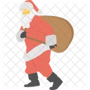 Santa Claus Happy Icon