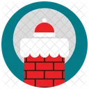 Santa Claus Chimney Icon