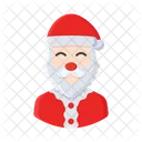 Santa claus avatar  Icon
