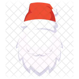 Santa Claus Face  Icon