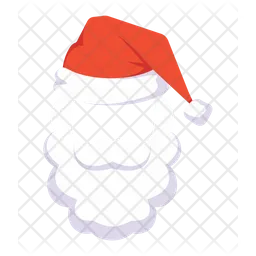 Santa Claus Face  Icon