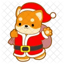 Santa Claus Gift Buck Icon