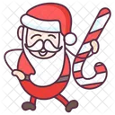 Santa Claus Feliz Navidad Dibujos Animados De Santa Icono