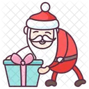 Papa Noel Regalo De Papa Noel Navidad Icono