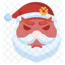 Papá Noel enojado  Icono