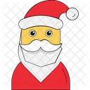 Santa Claus Christmas Santa Claus Face Icon
