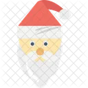 Santa Face Santa Claus Christmas Icon