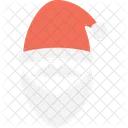 Santa Face Claus Icon
