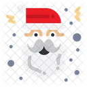 Santa Face Santa Claus Face Santa Claus Icon