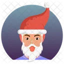 Santa Face  Icon