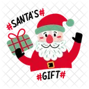 Santa Gift Present Surprise Icon